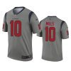 davis mills texans inverted legend gray jersey