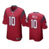 davis mills texans red game jersey 0a