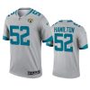 davon hamilton jaguars 2021 inverted legend silver jersey