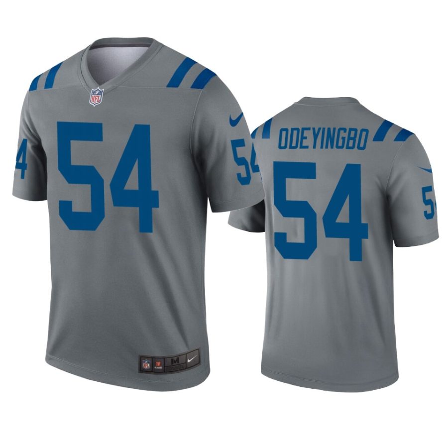 dayo odeyingbo colts gray inverted legend jersey