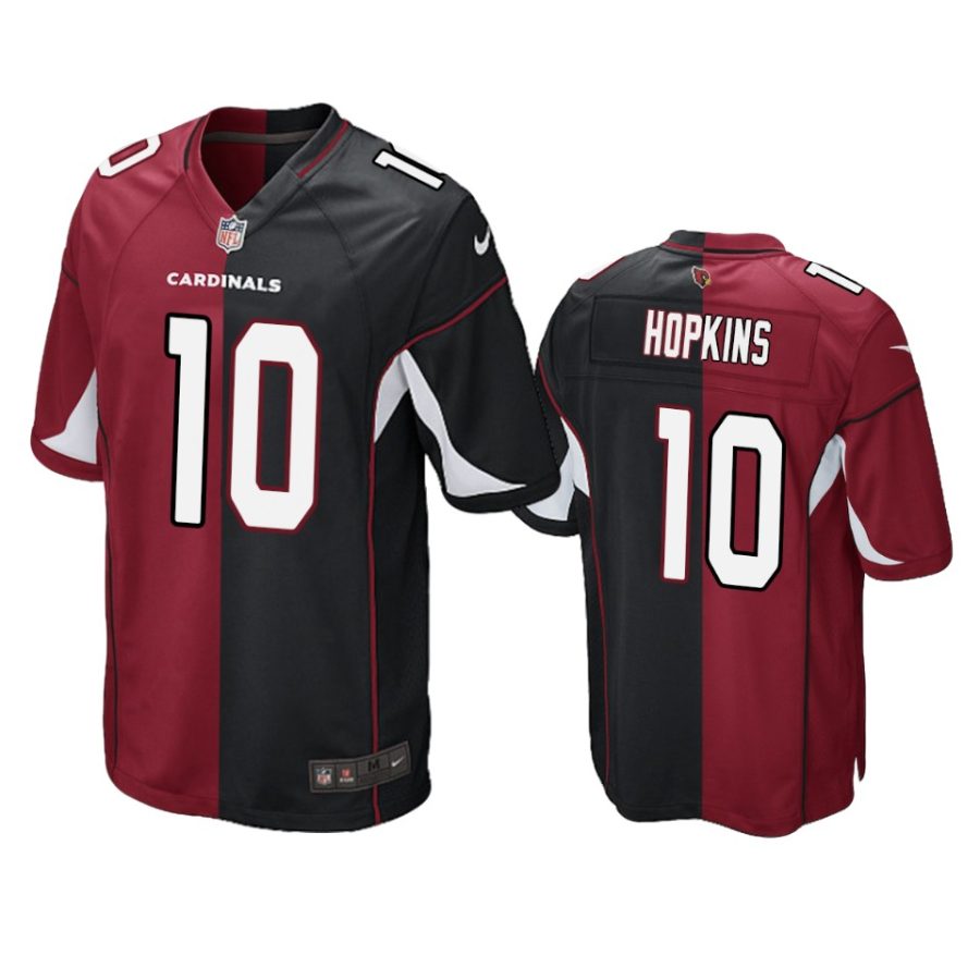 deandre hopkins cardinals cardinal black split game jersey