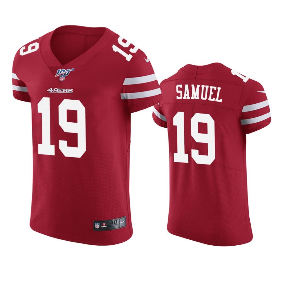 deebo samuel 49ers scarlet nfl 100 vapor elite jersey