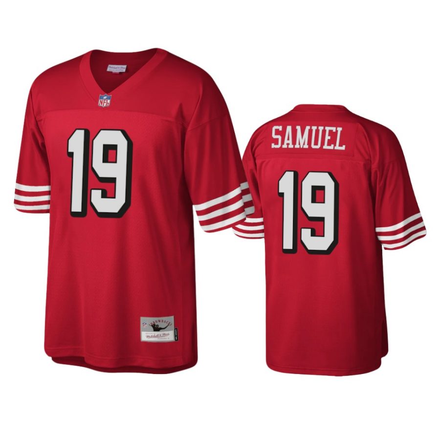 deebo samuel 49ers scarlet throwback legacy replica jersey