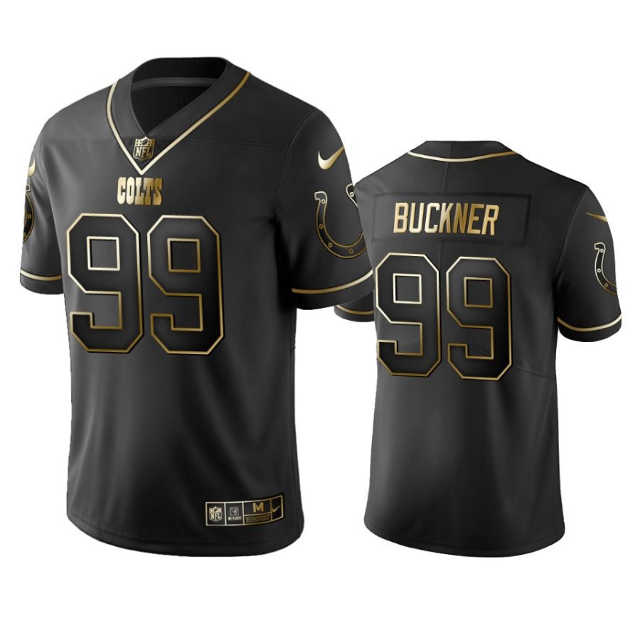 deforest buckner colts black golden edition jersey