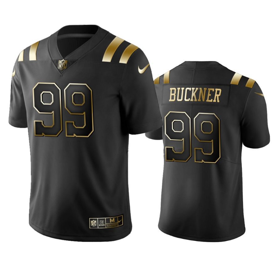 deforest buckner colts black golden limited jersey