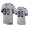 demarcus lawrence cowboys 2021 inverted legend gray jersey