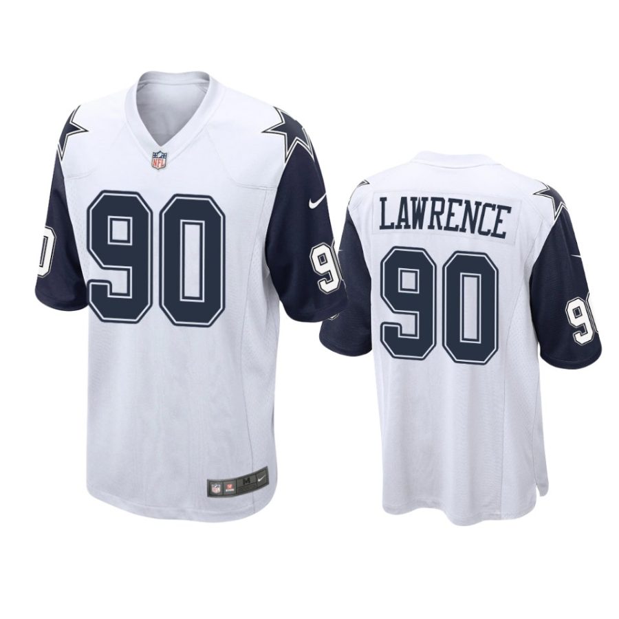 demarcus lawrence cowboys white alternate game jersey