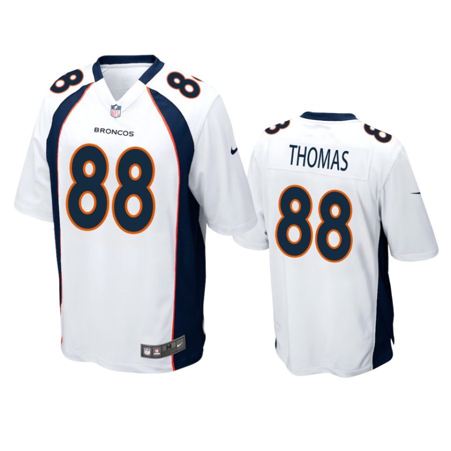 demaryius thomas broncos white game jersey