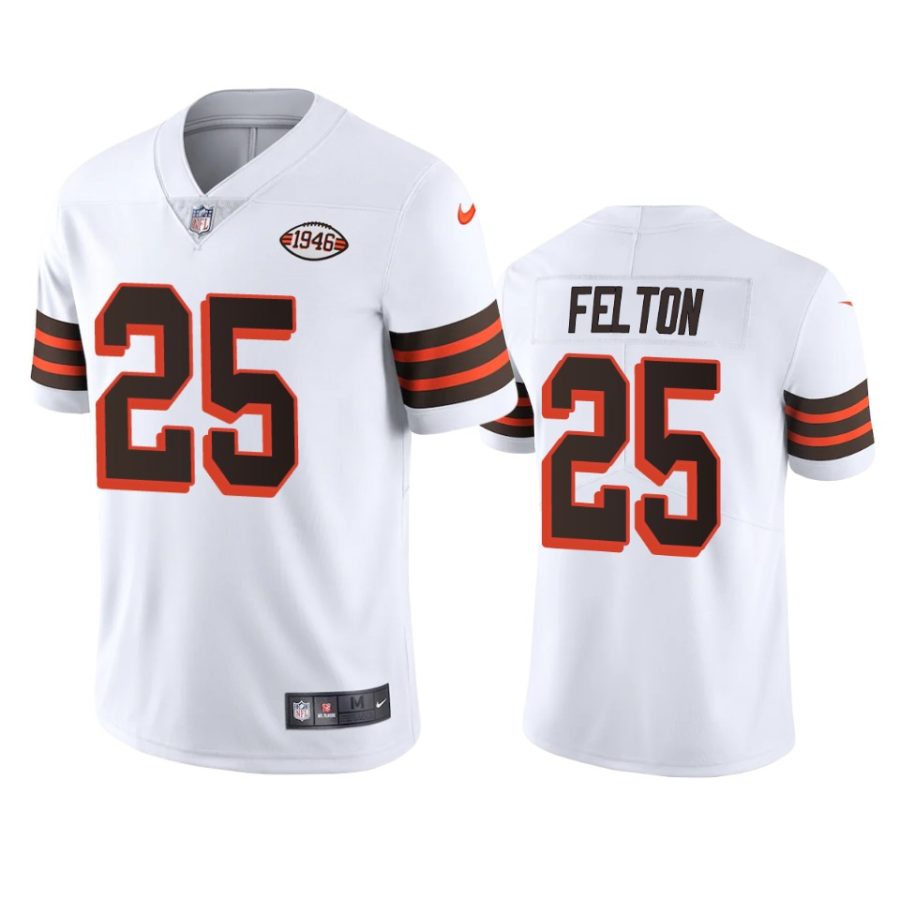 demetric felton browns white 1946 collection alternate vapor limited jersey