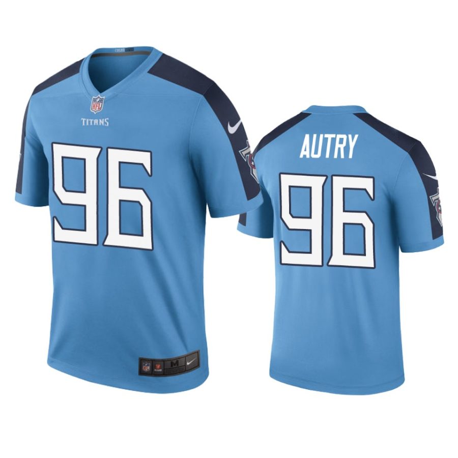 denico autry color rush legend titans light blue jersey