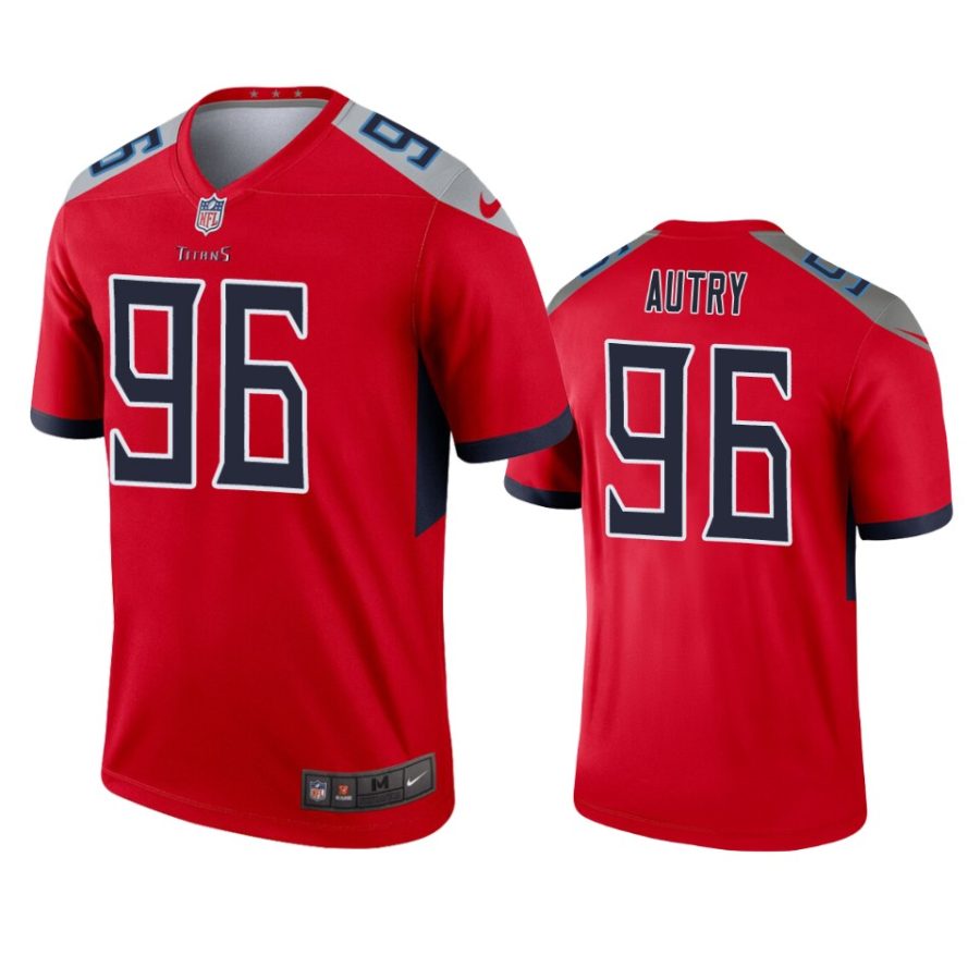 denico autry titans inverted legend red jersey