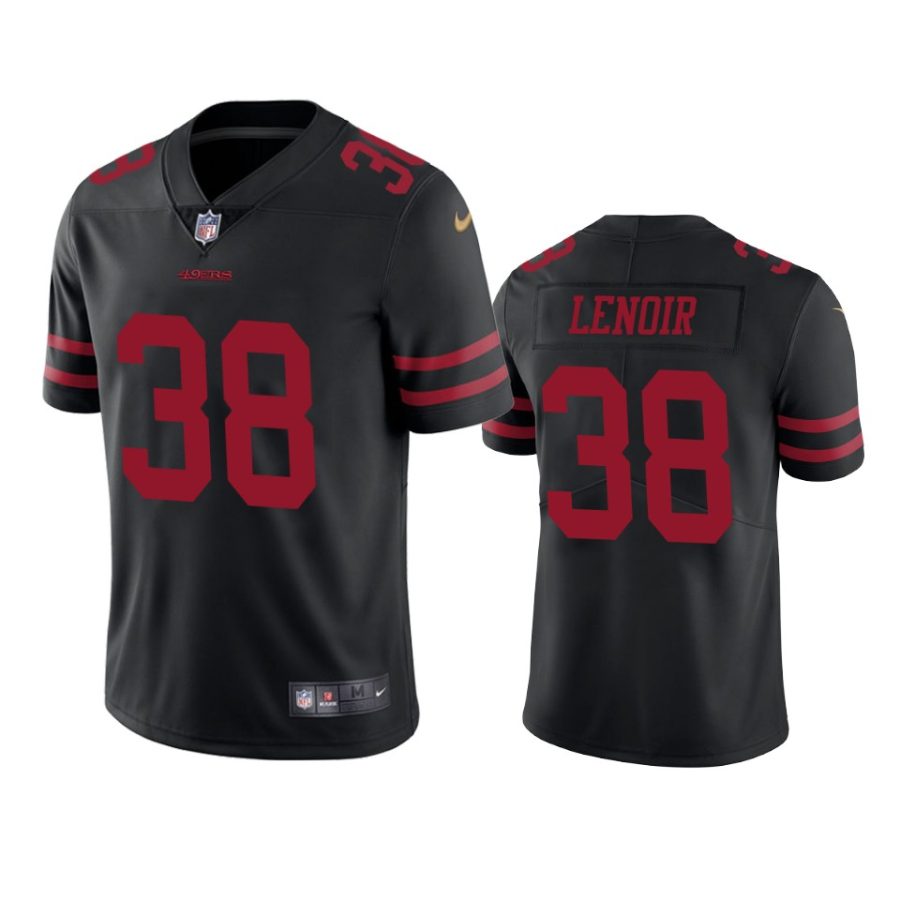 deommodore lenoir 49ers black vapor jersey