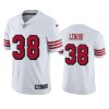 deommodore lenoir 49ers color rush limited white jersey