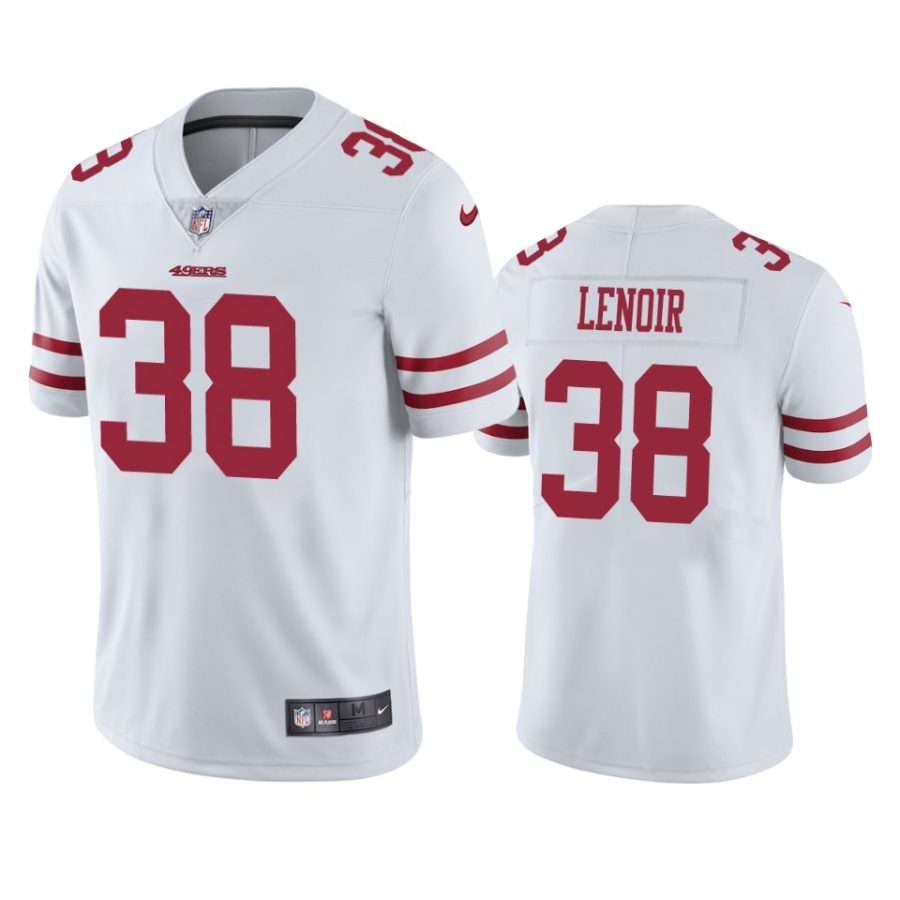 deommodore lenoir 49ers white vapor jersey