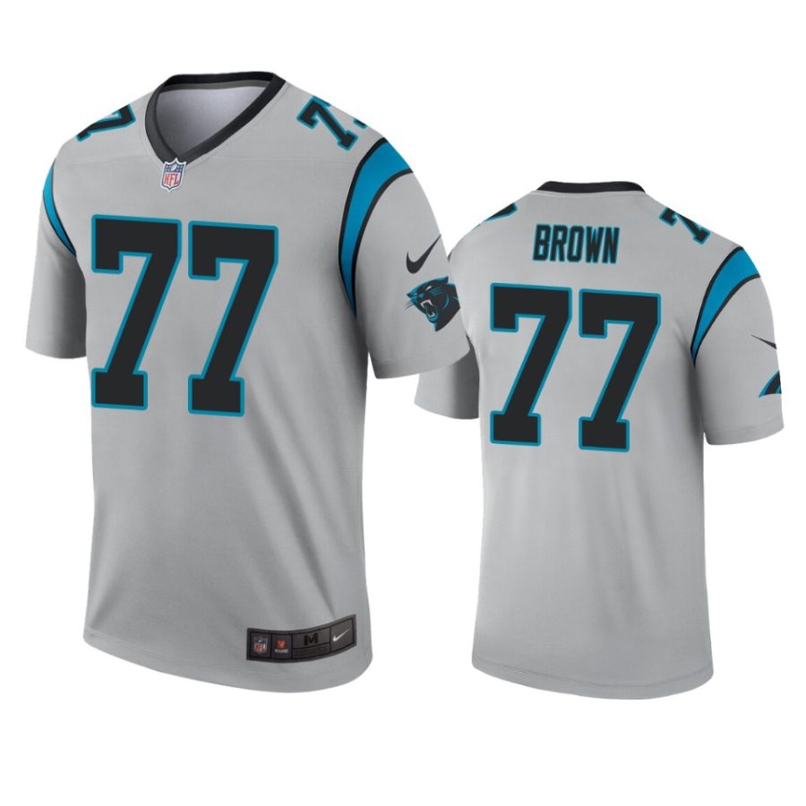 deonte brown panthers silver inverted legend jersey