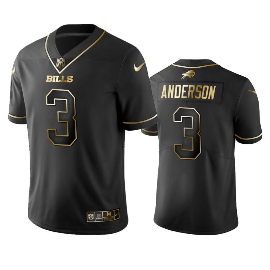 derek anderson bills black golden edition jersey