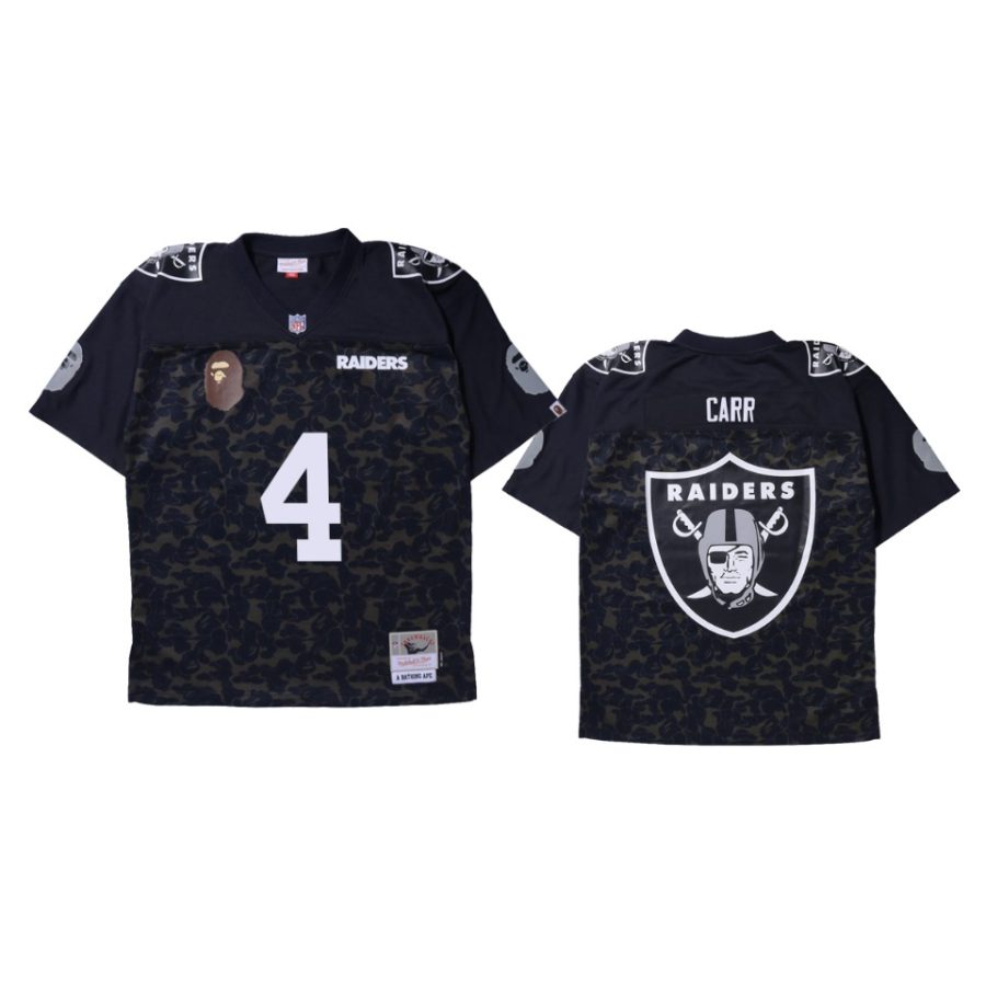 derek carr raiders black bape x nfl legacy jersey