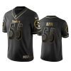 devin bush steelers black golden edition jersey