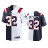 devin mccourty patriots navy white split game jersey