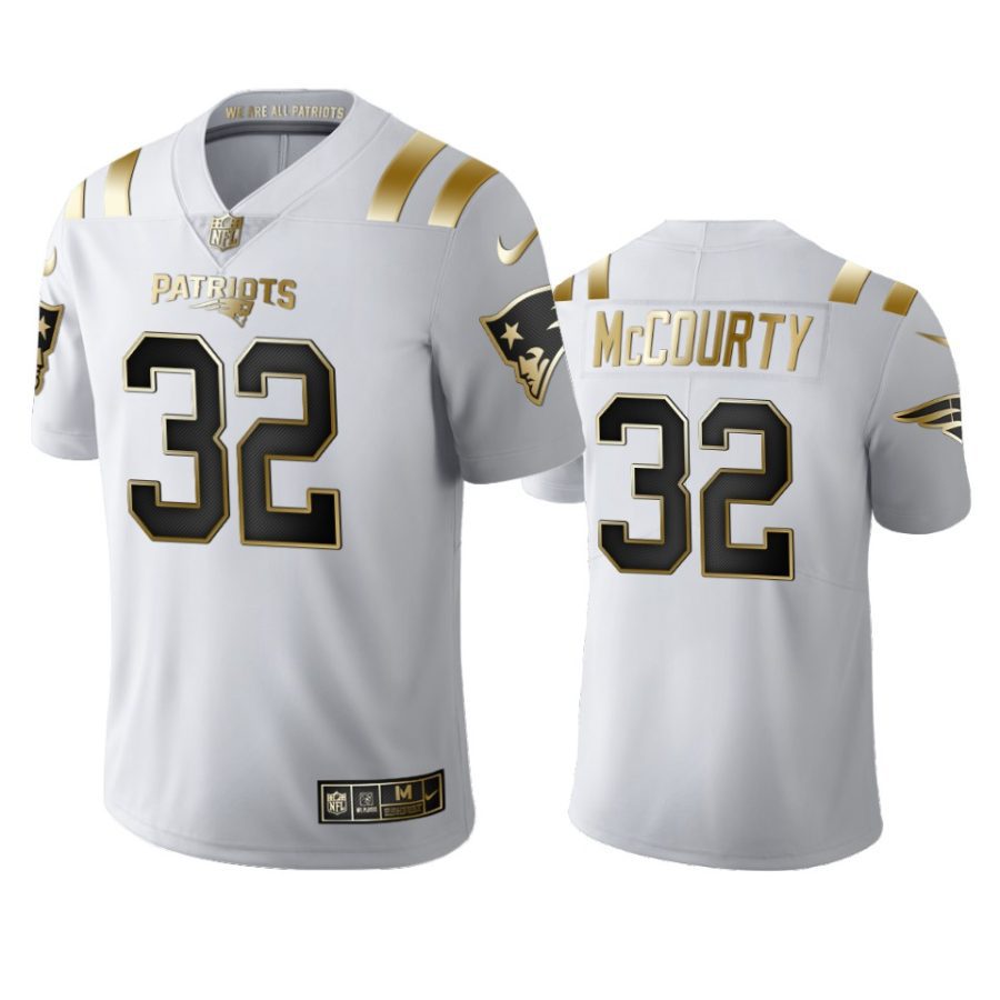 devin mccourty patriots white golden limited jersey