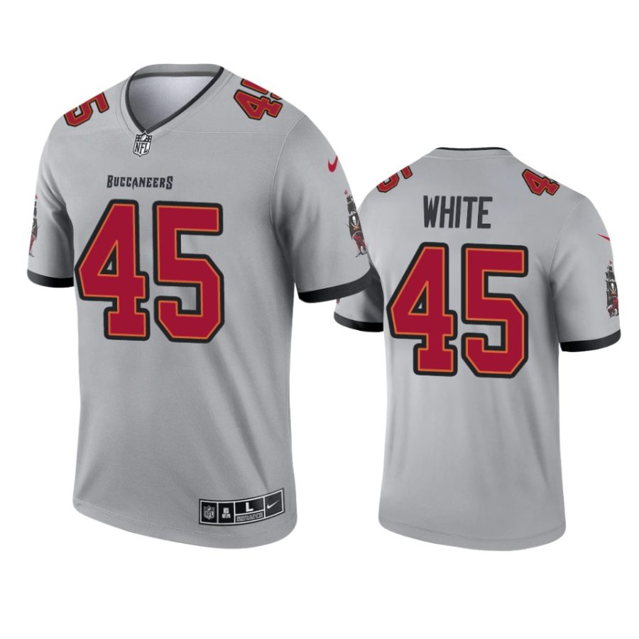 devin white buccaneers 2021 inverted legend gray jersey