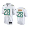 devon achane dolphins fashion game white jersey