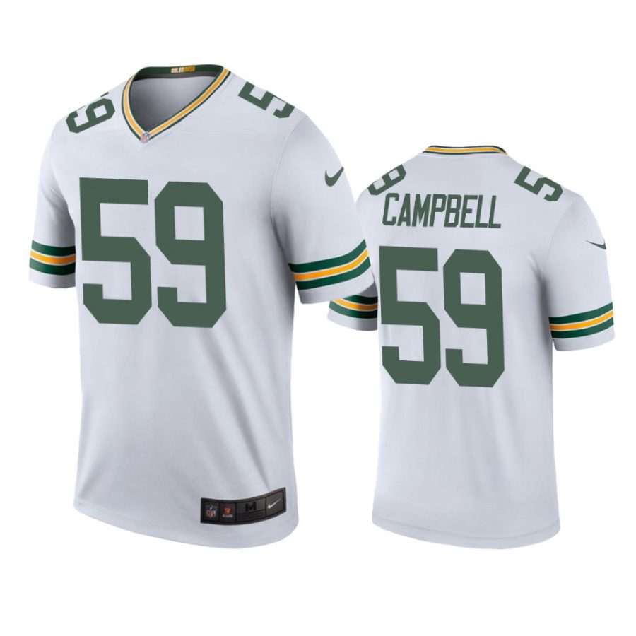 devondre campbell color rush legend packers white jersey