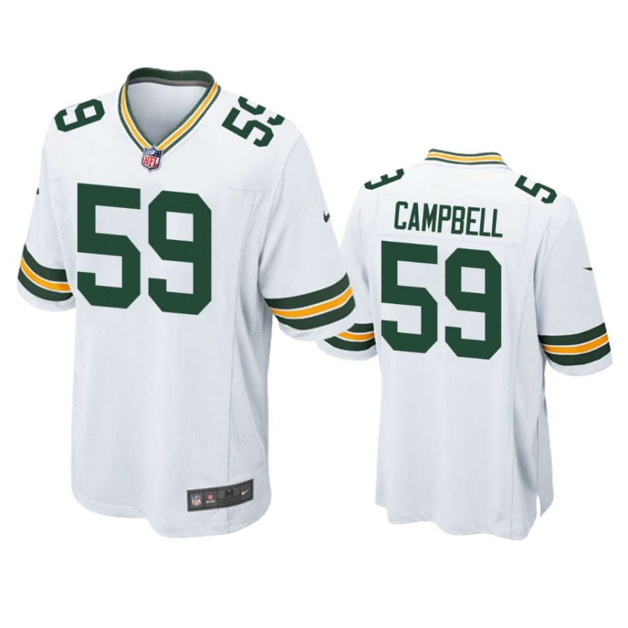 devondre campbell packers white game jersey