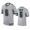 devonta smith eagles 2021 inverted legend silver jersey