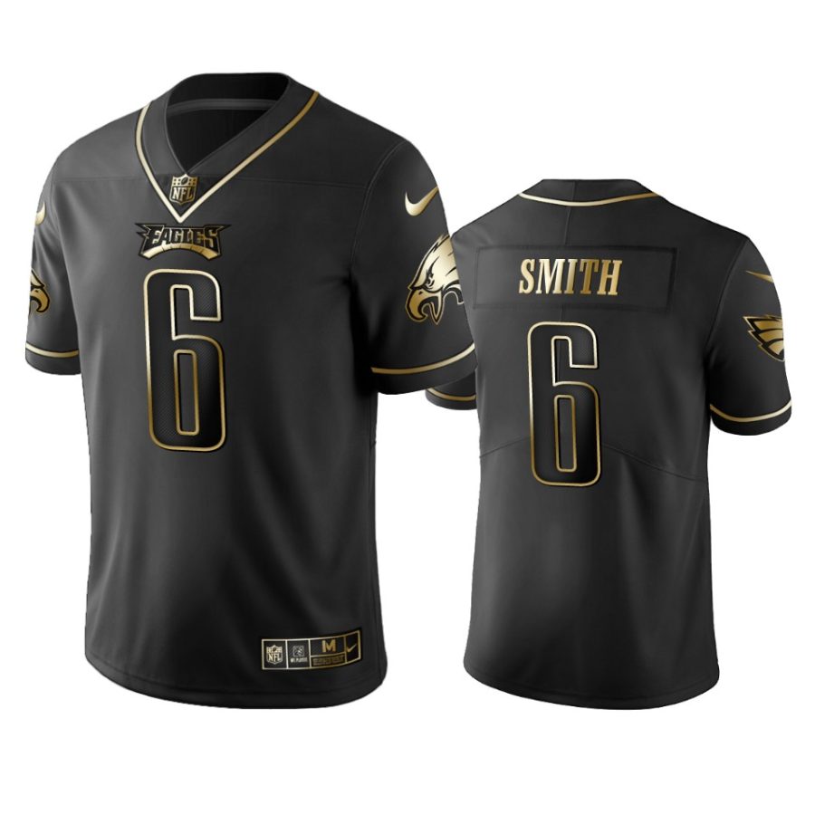 devonta smith eagles black golden edition jersey