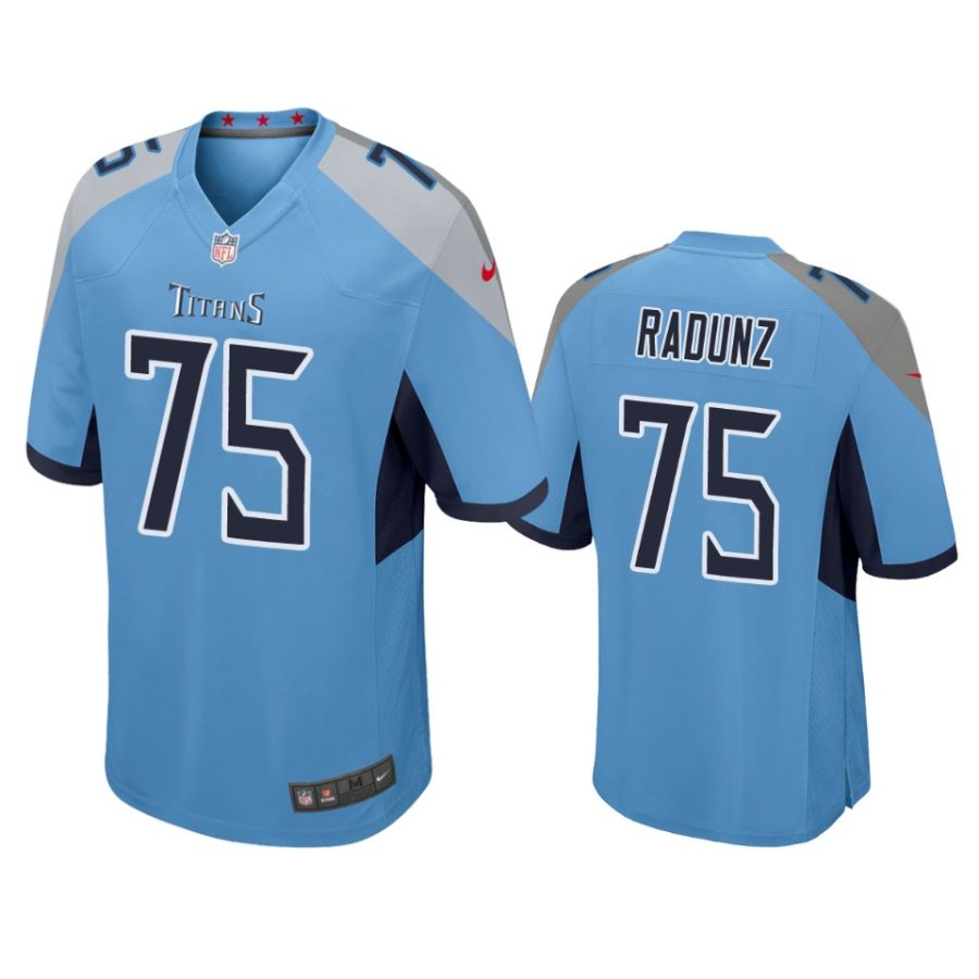 dillon radunz titans light blue game jersey