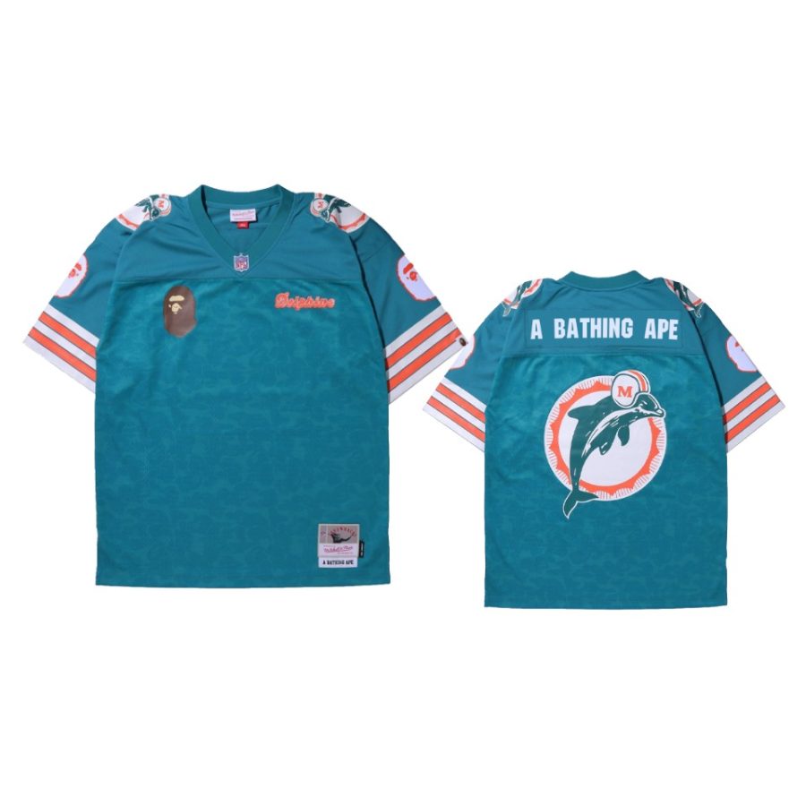 dolphins aqua bape x nfl legacy jersey