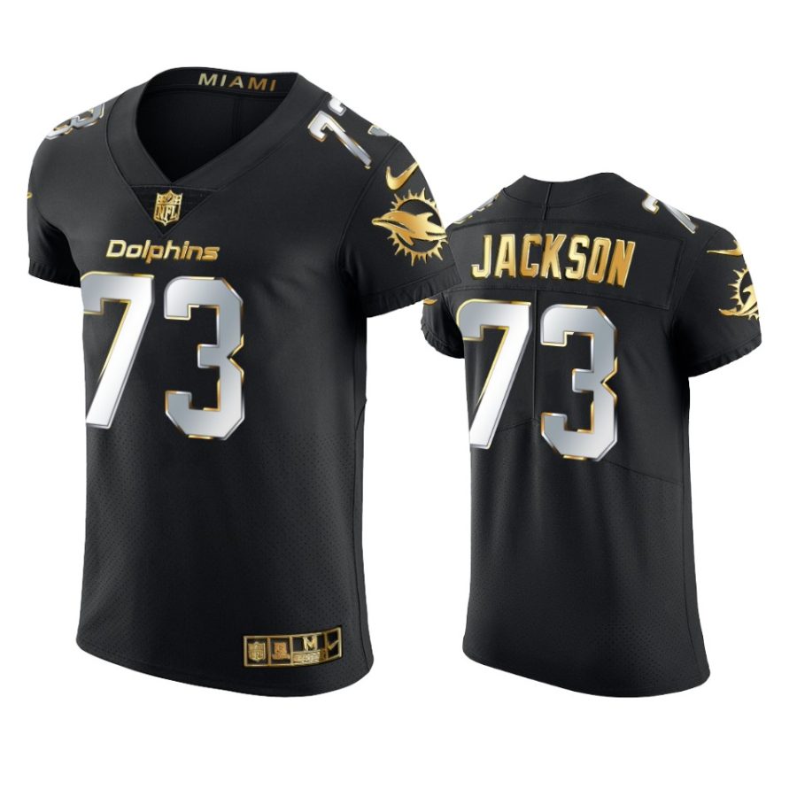 dolphins austin jackson black golden edition elite jersey