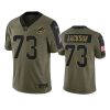 dolphins austin jackson olive limited 2021 salute to service jersey