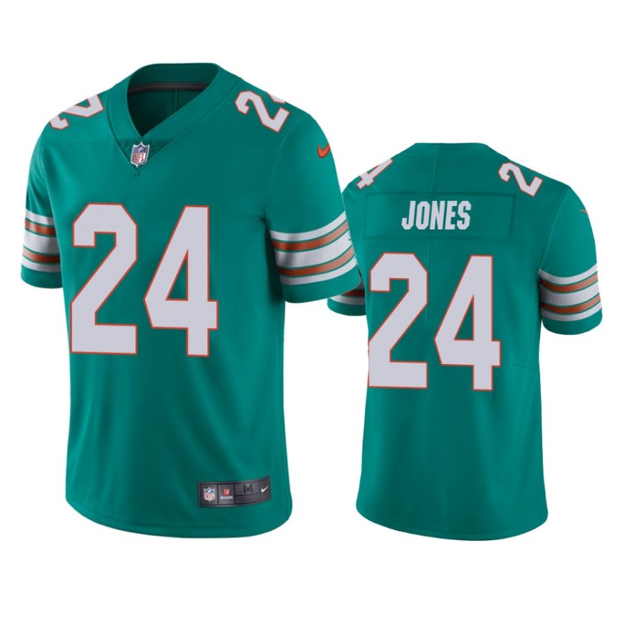 dolphins byron jones aqua alternate vapor limited jersey