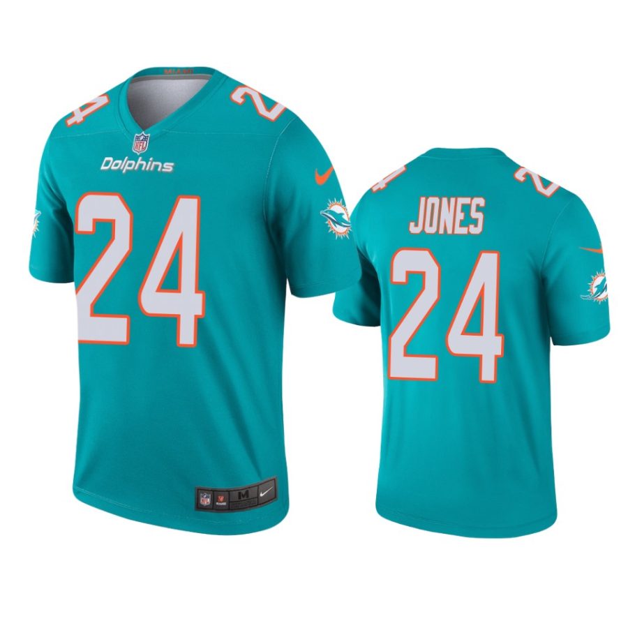 dolphins byron jones aqua legend jersey