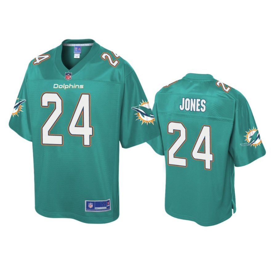 dolphins byron jones aqua pro line jersey