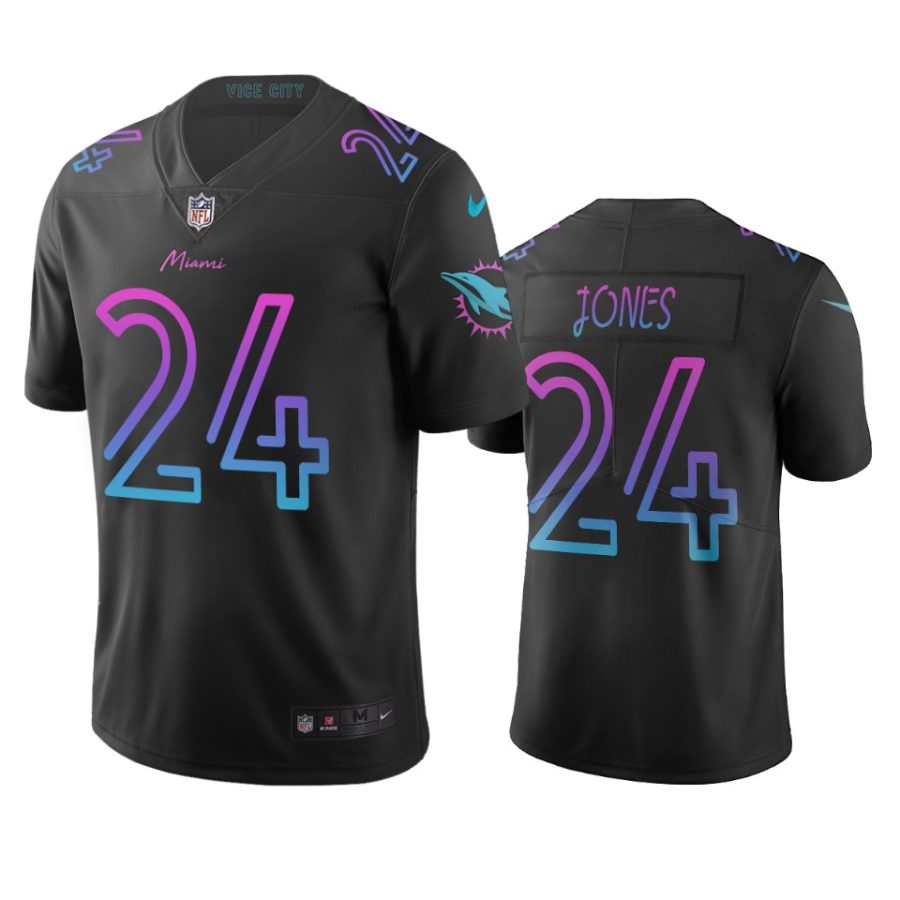 dolphins byron jones black city edition jersey