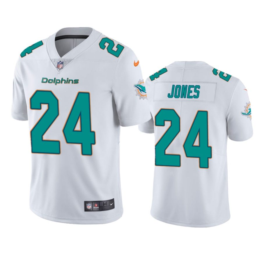 dolphins byron jones white vapor untouchable limited jersey