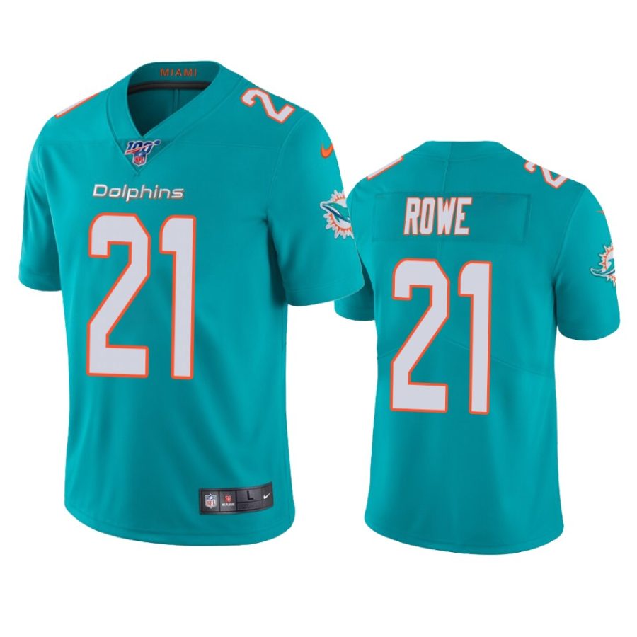 dolphins eric rowe aqua limited 100th season jersey