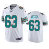 dolphins michael deiter white limited 100th season jersey