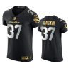 dolphins myles gaskin black golden edition elite jersey