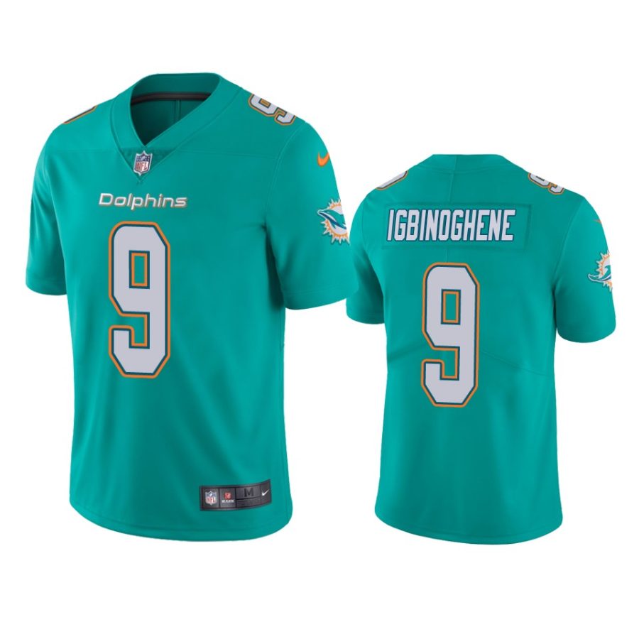 dolphins noah igbinoghene aqua vapor jersey