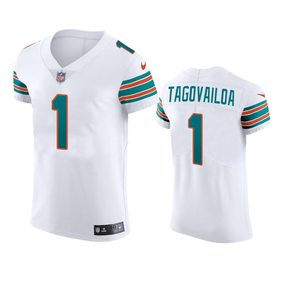 dolphins tua tagovailoa white vapor elite jersey