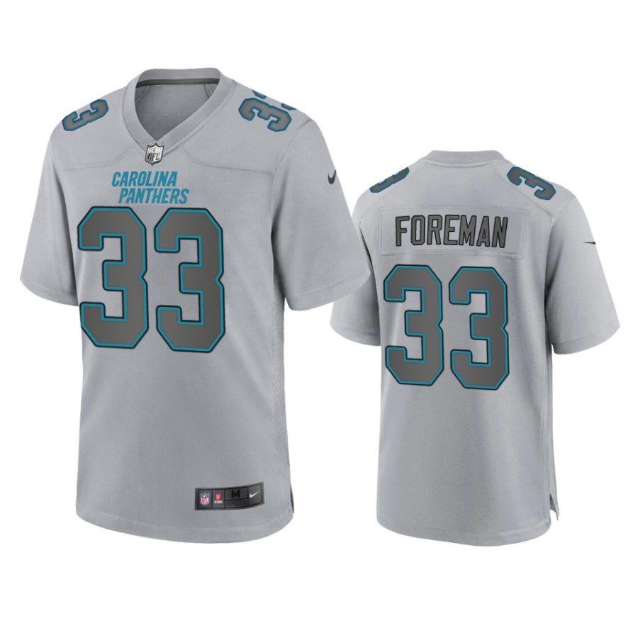 donta foreman panthers gray atmosphere fashion game jersey