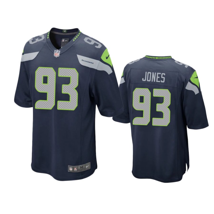 dremont jones seahawks college navy game jersey