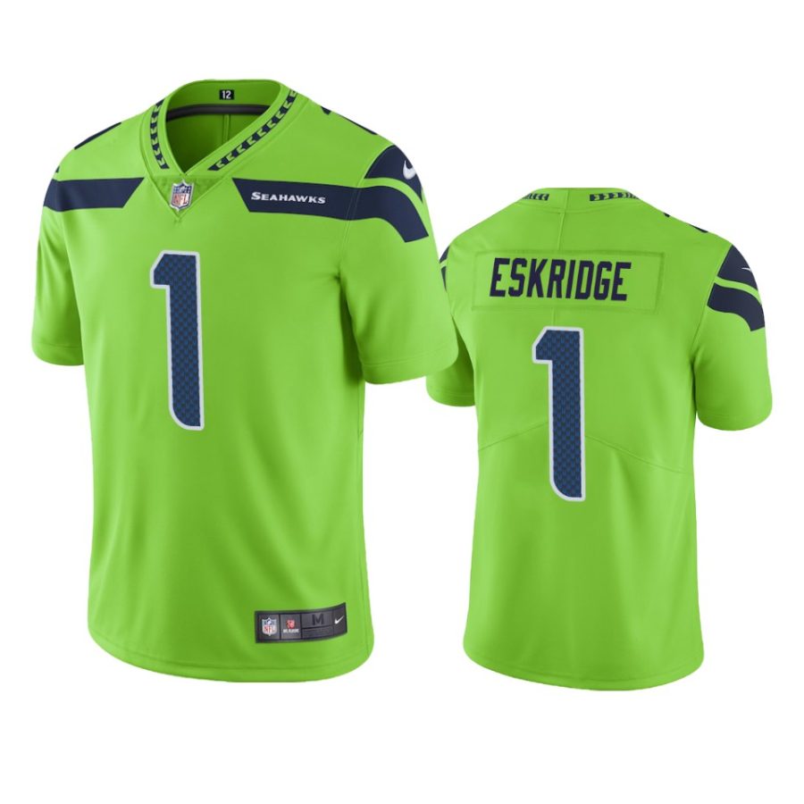 dwayne eskridge seahawks color rush limited green jersey