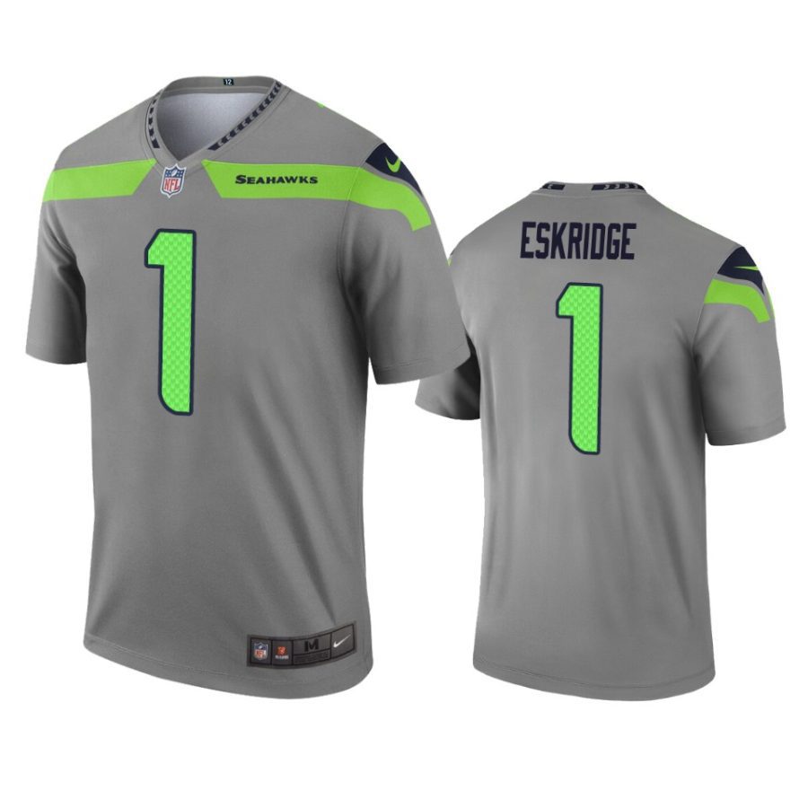 dwayne eskridge seahawks gray inverted legend jersey
