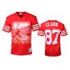 dwight clark 49ers red the catch jersey