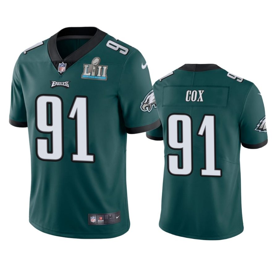 eagles 91 fletcher cox green color rush limited jersey